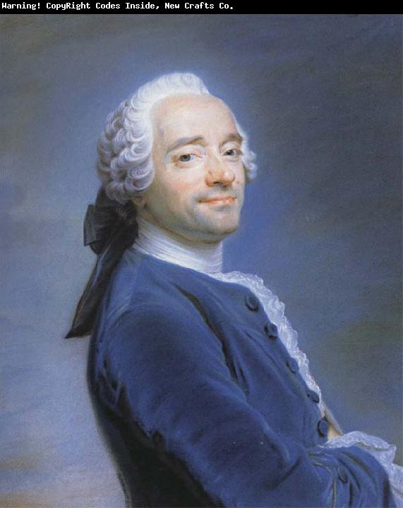 Maurice quentin de la tour Self-Portrait Wearing a Jobot
